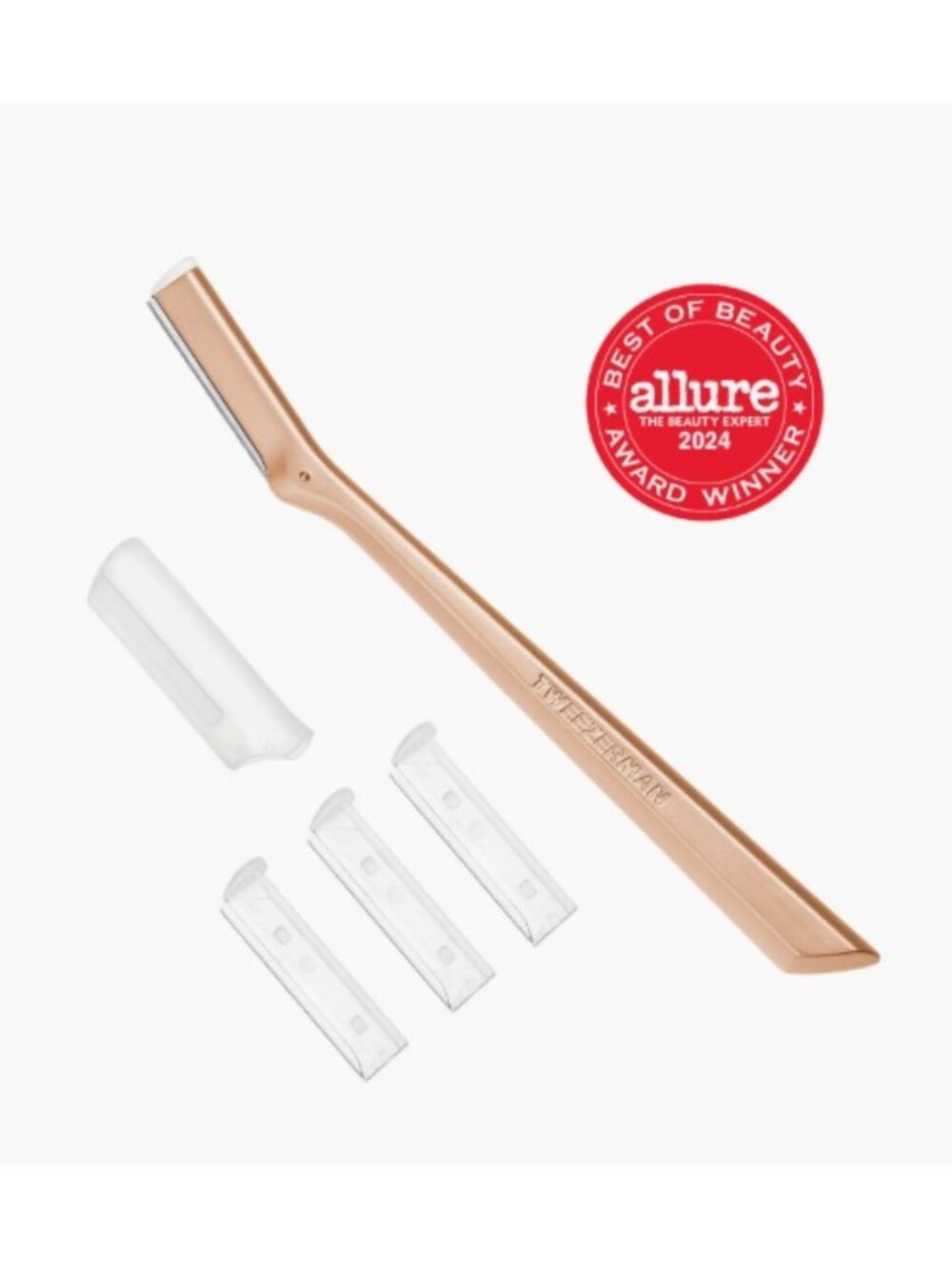 Tweezerman Rose Gold Face Razor NEW